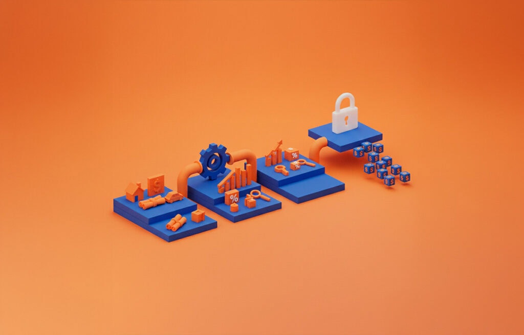 How do we coordinate the asset securitization process at FlexFunds?